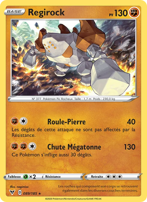 Regirock (Vivid Voltage #89/185)