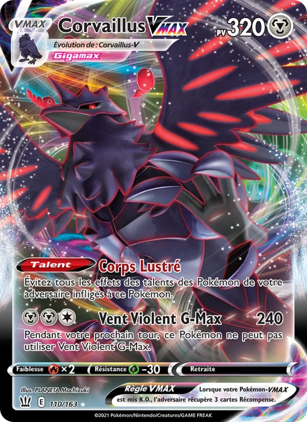 Corvaillus VMAX (Battle Styles #110/163)