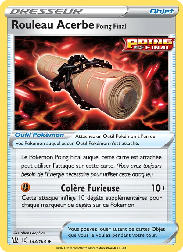 Rouleau Acerbe Poing Final (Battle Styles #133/163)