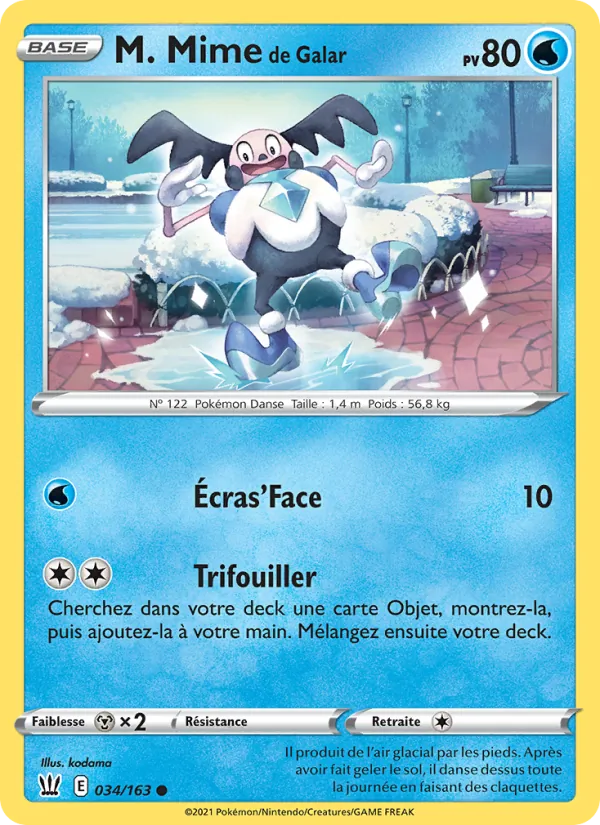 M. Mime de Galar (Styles de combat #34/163)