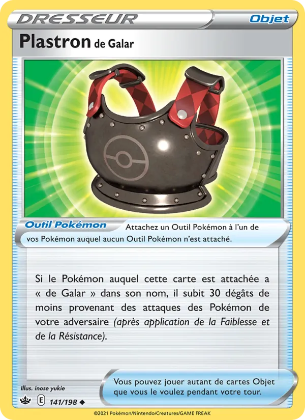 Plastron de Galar (Règne de Glace #141/198)