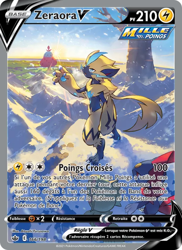 Zeraora V (Règne de Glace #166/198)