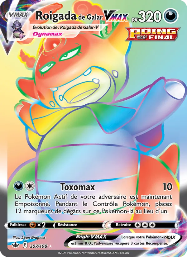 Roigada de Galar VMAX (Chilling Reign #207/198)
