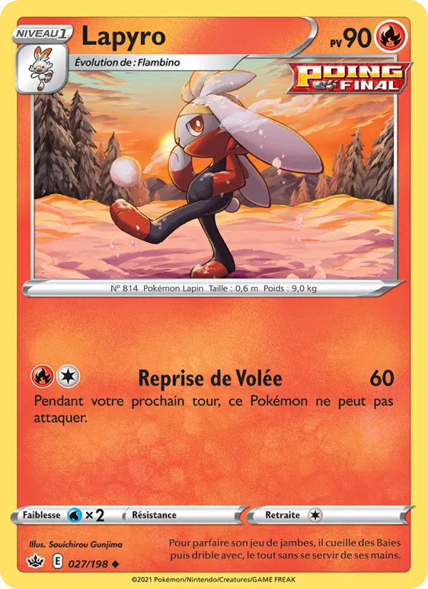 Lapyro (Règne de Glace #27/198)