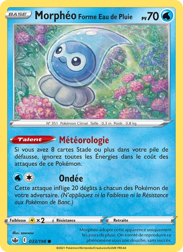 Morphéo Forme Eau de Pluie (Règne de Glace #33/198)