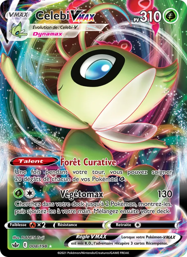 Celebi VMAX (Règne de Glace #8/198)