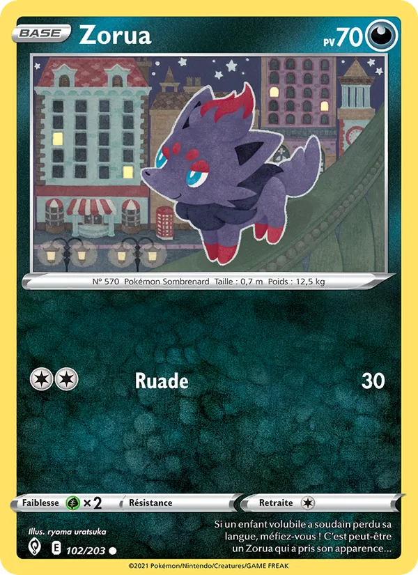 Zorua (Evolving Skies #102/203)