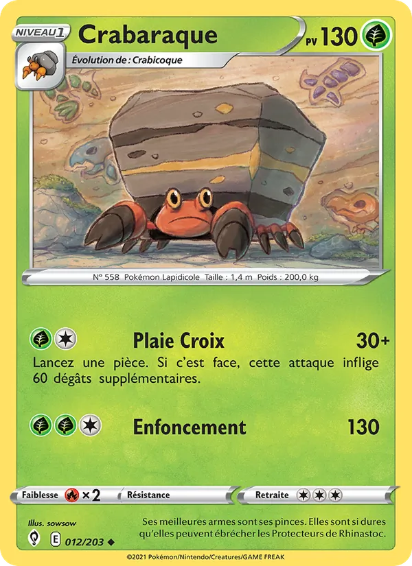 Crabaraque (Évolution Céleste #12/203)
