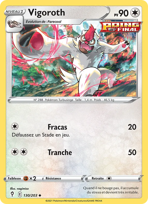 Vigoroth (Evolving Skies #130/203)