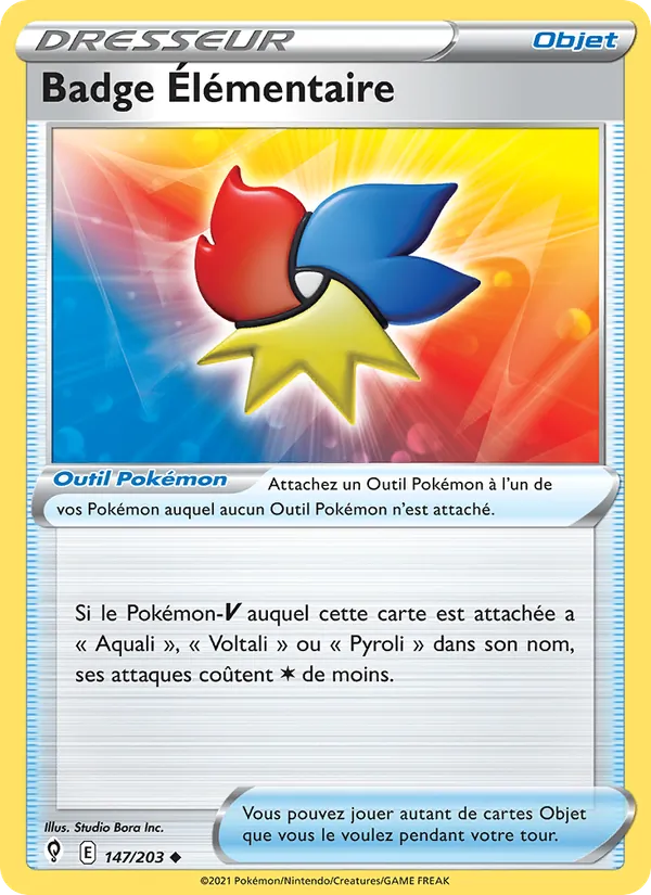 Badge Élémentaire (Evolving Skies #147/203)