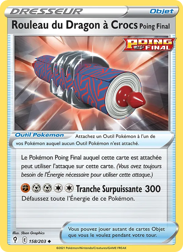 Rouleau du Dragon à Crocs Poing Final (Evolving Skies #158/203)