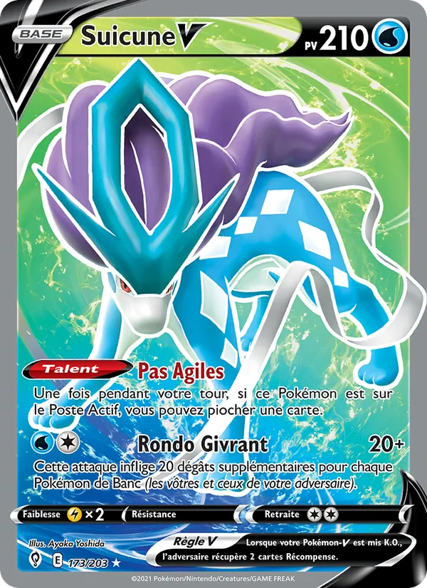 Suicune V (Évolution Céleste #173/203)