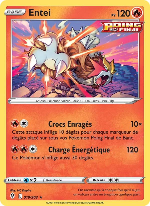 Entei (Évolution Céleste #19/203)