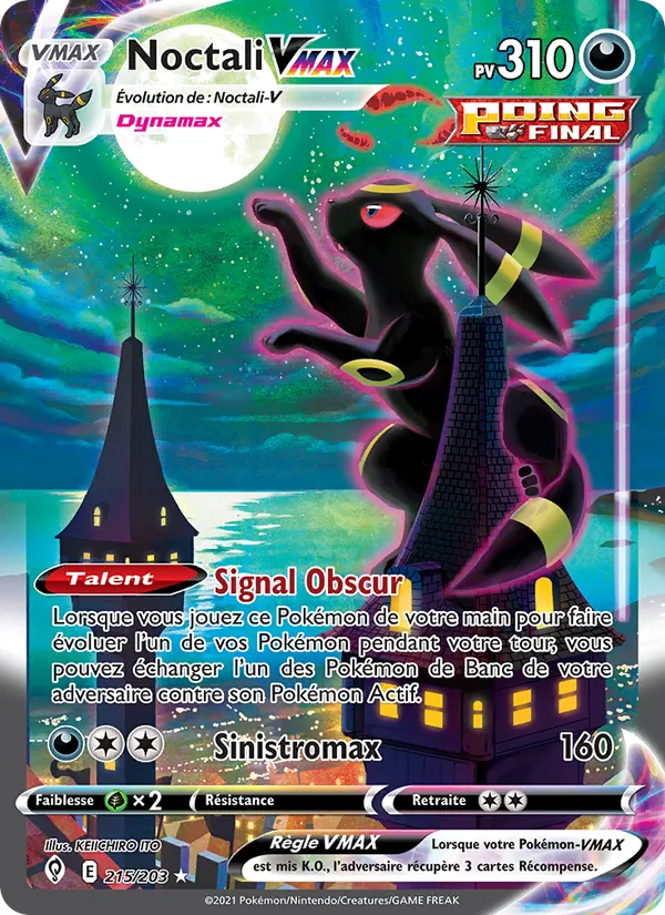 Noctali VMAX (Évolution Céleste #215/203)