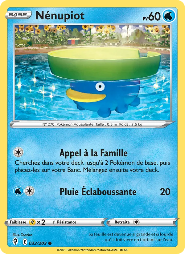 Nénupiot (Évolution Céleste #32/203)