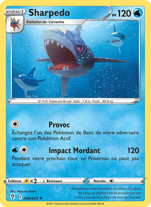 Sharpedo (Évolution Céleste #36/203)