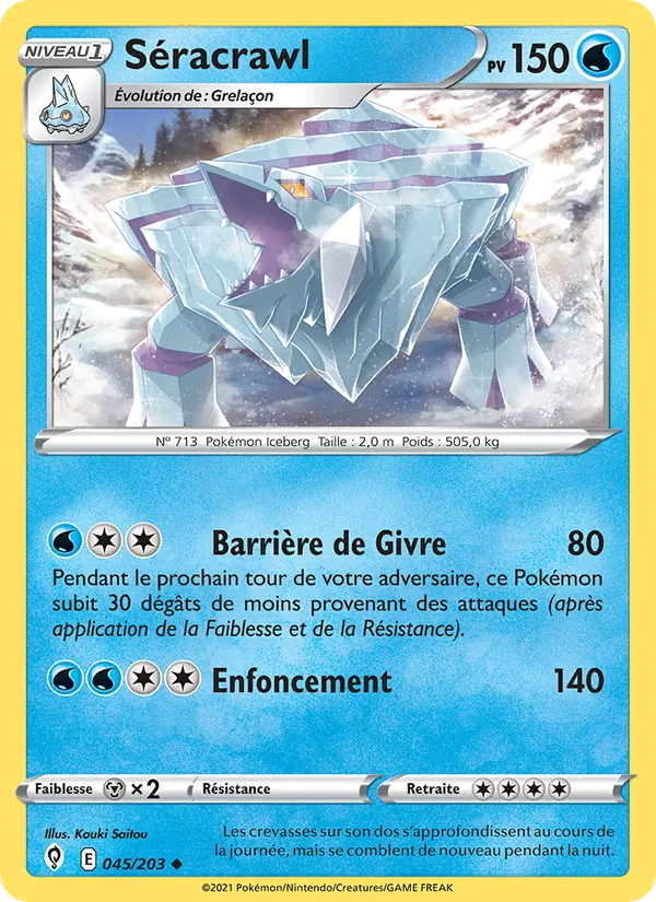 Séracrawl (Évolution Céleste #45/203)