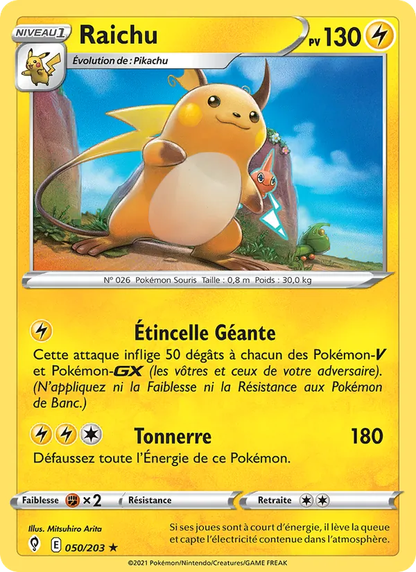 Raichu (Evolving Skies #50/203)