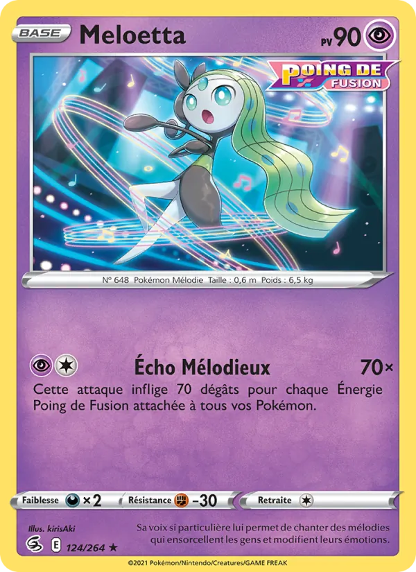 Meloetta (Poing de Fusion #124/264)