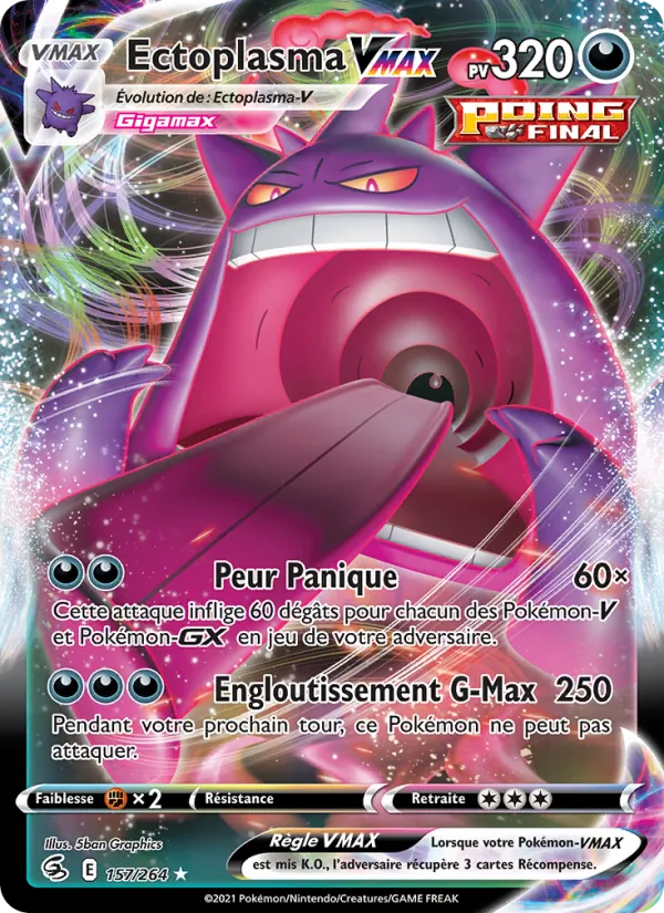 Ectoplasma VMAX (Poing de Fusion #157/264)
