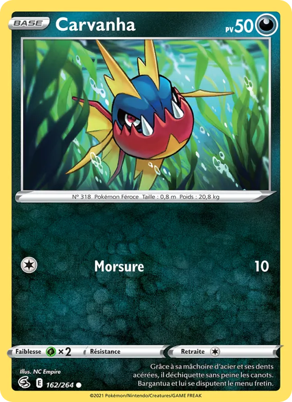 Carvanha (Poing de Fusion #162/264)