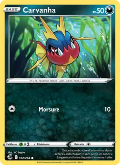 Carvanha (Poing de Fusion #162/264)