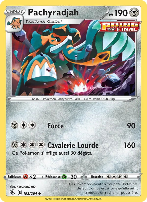 Pachyradjah (Poing de Fusion #192/264)