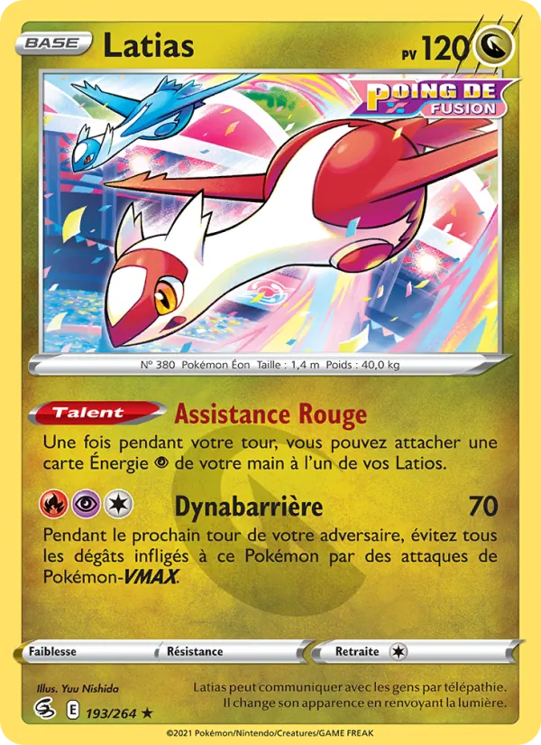 Latias (Poing de Fusion #193/264)