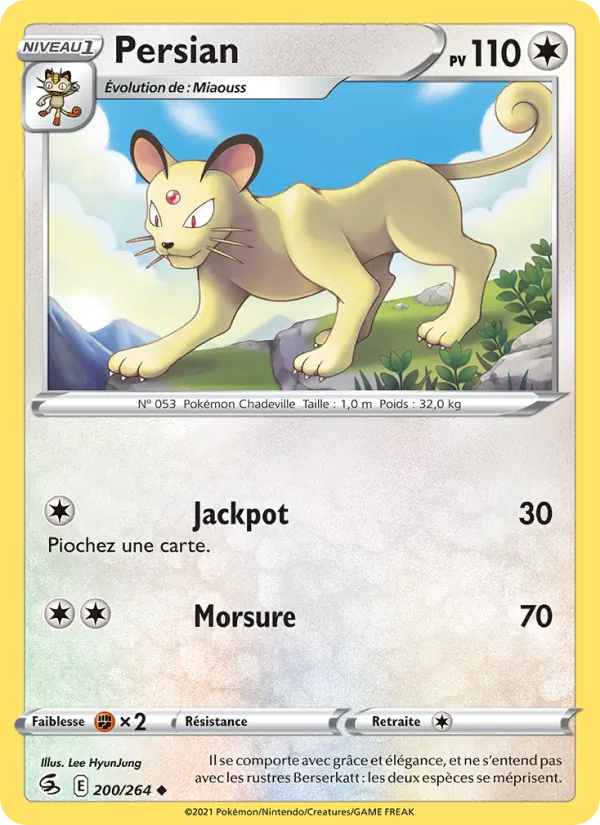 Persian (Poing de Fusion #200/264)