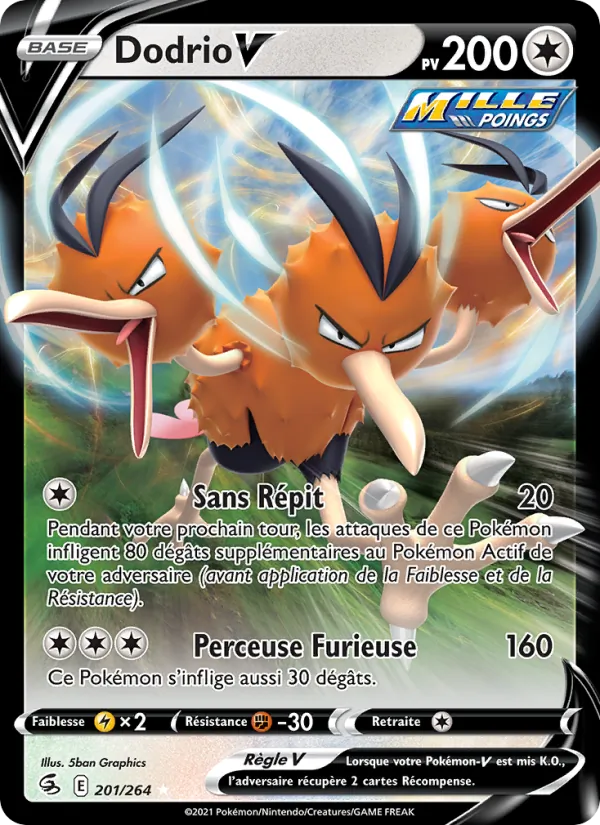 Dodrio V (Fusion Strike #201/264)