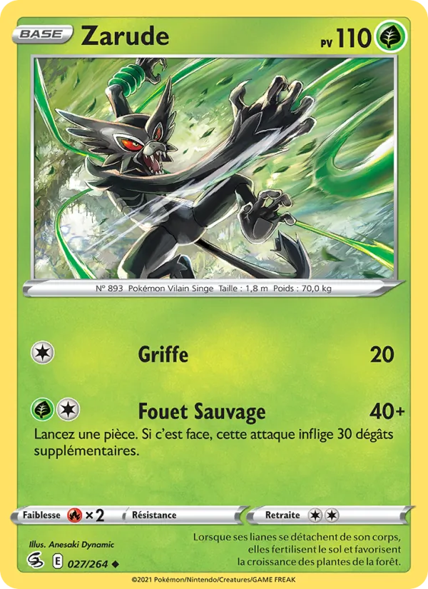 Zarude (Poing de Fusion #27/264)