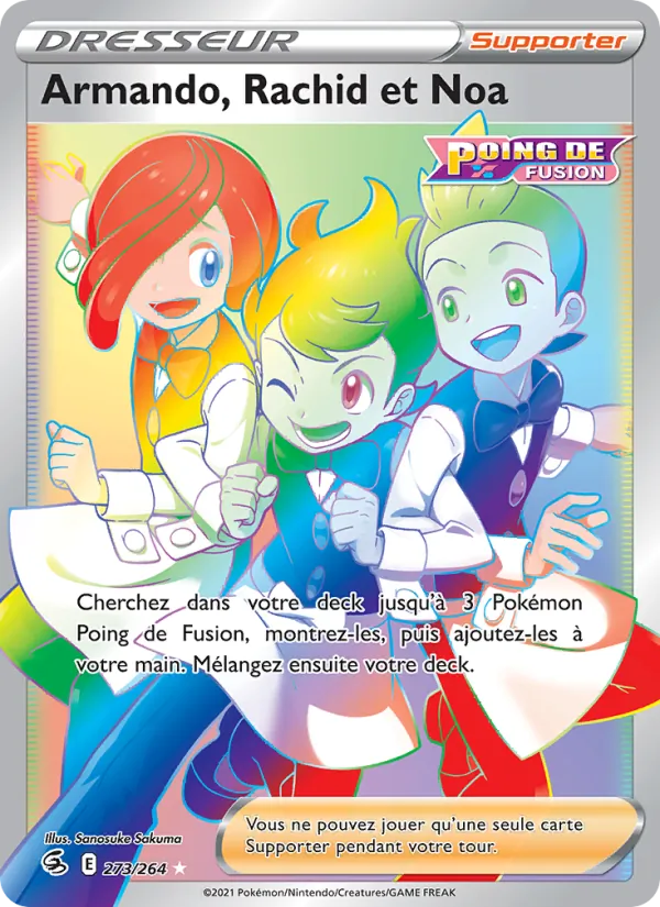Armando, Rachid et Noa (Poing de Fusion #273/264)