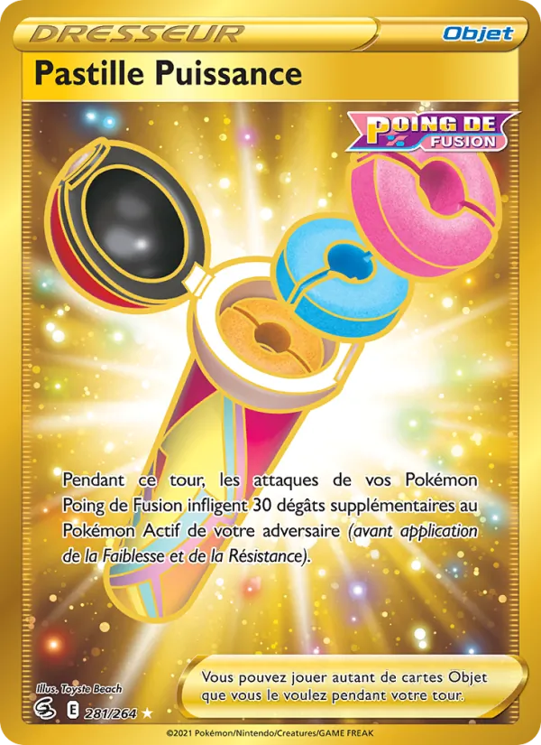 Pastille Puissance (Poing de Fusion #281/264)