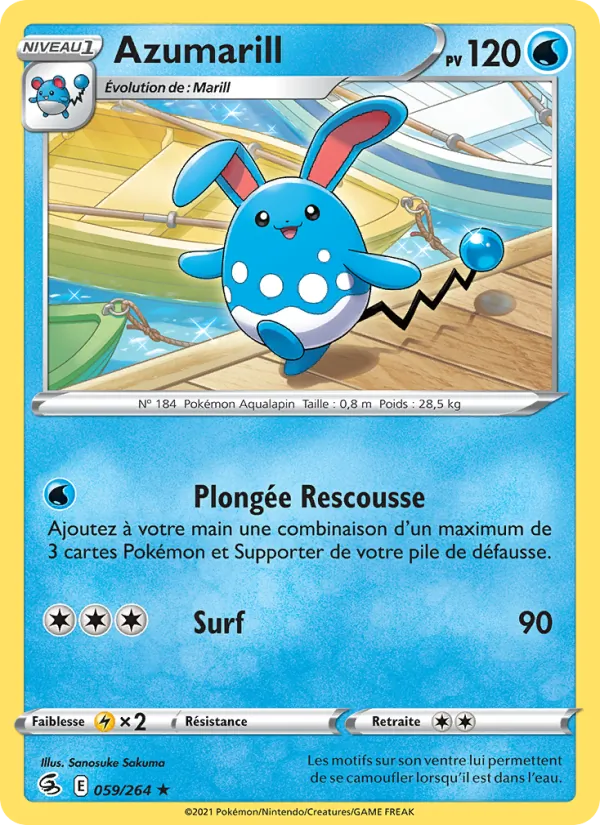 Azumarill (Poing de Fusion #59/264)