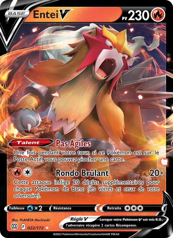 Entei V (Brilliant Stars #022/172)