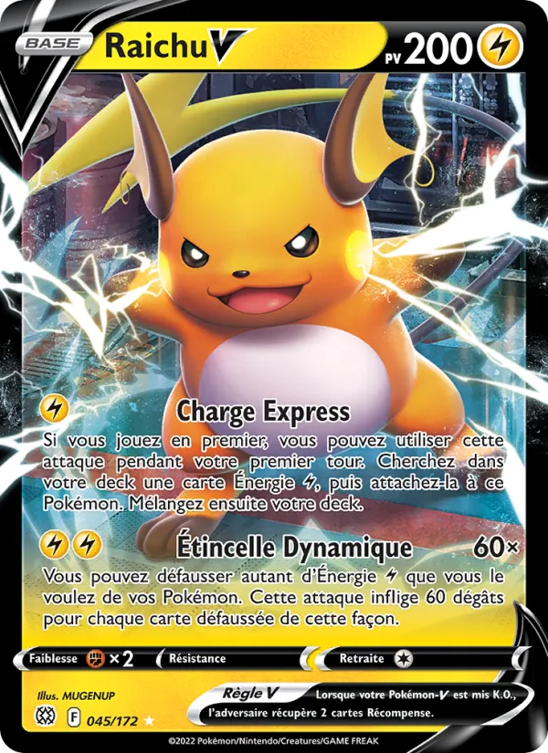 Raichu V (Brilliant Stars #045/172)