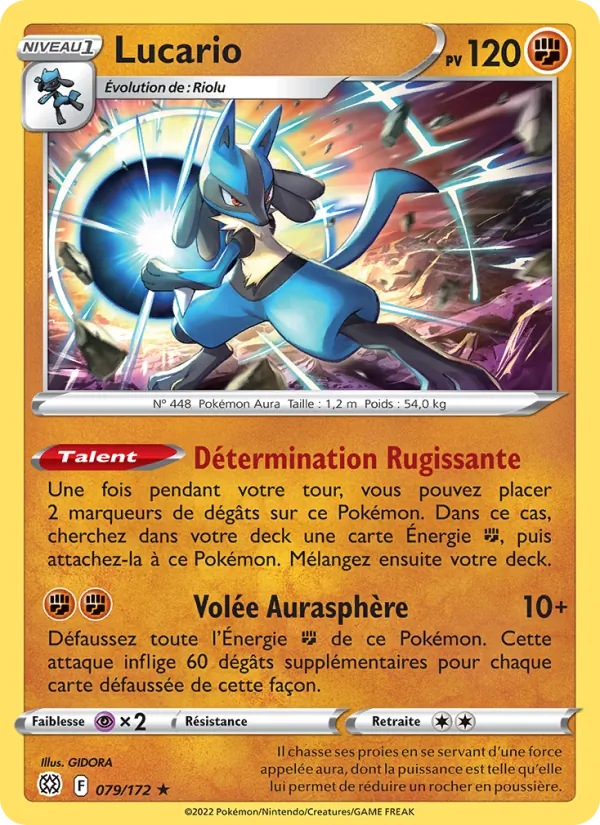 Lucario (Brilliant Stars #079/172)