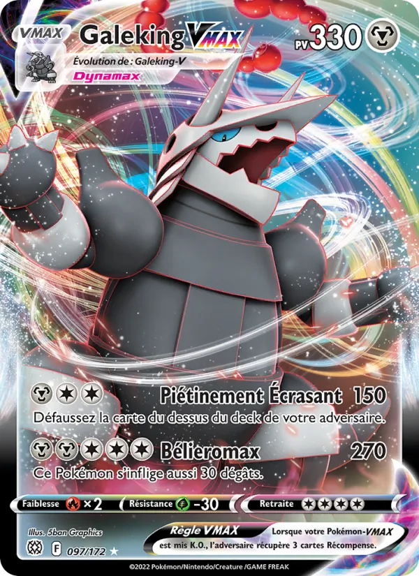 Galeking VMAX (Brilliant Stars #097/172)