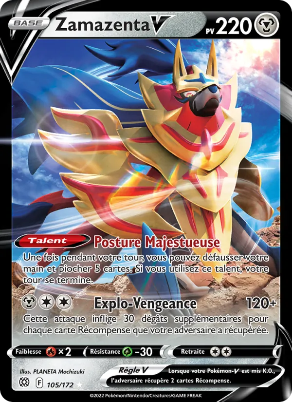 Zamazenta V (Brilliant Stars #105/172)