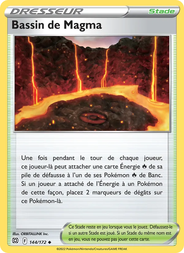 Bassin de Magma (Brilliant Stars #144/172)