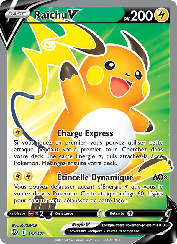 Raichu V (Brilliant Stars #158/172)