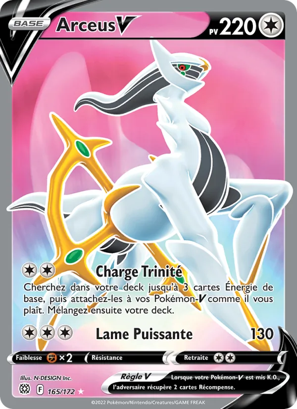 Arceus V (Stars Étincelantes #165/172)