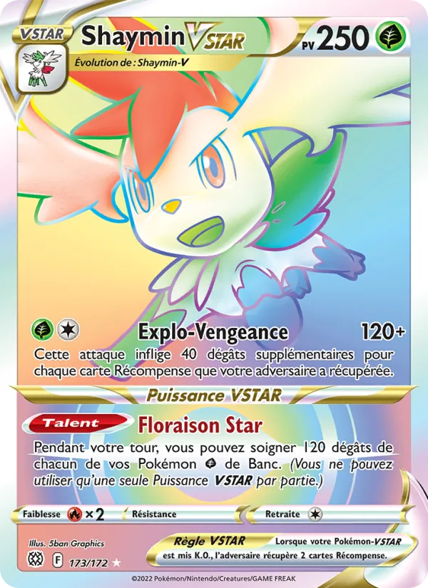 Shaymin VSTAR (Brilliant Stars #173/172)