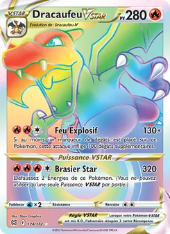 Dracaufeu VSTAR (Stars Étincelantes #174/172)
