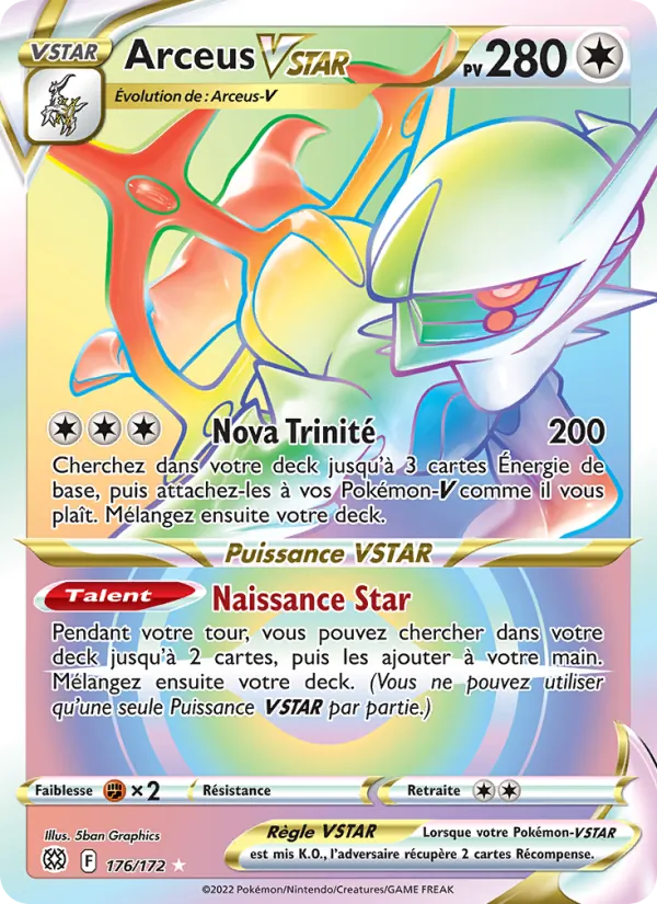 Arceus VSTAR (Stars Étincelantes #176/172)