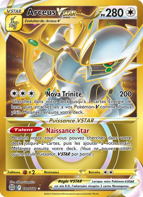 Arceus VSTAR (Brilliant Stars #184/172)