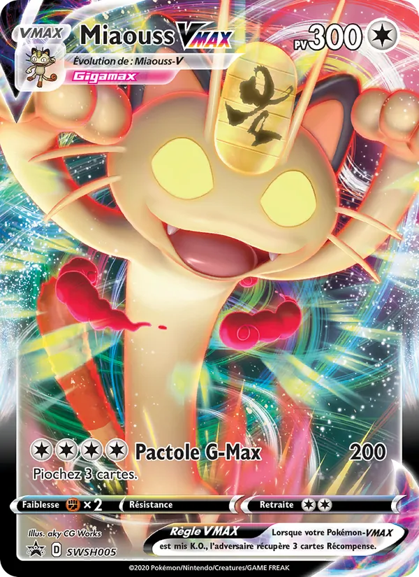 Miaouss VMAX (Promo SWSH #SWSH005/307)