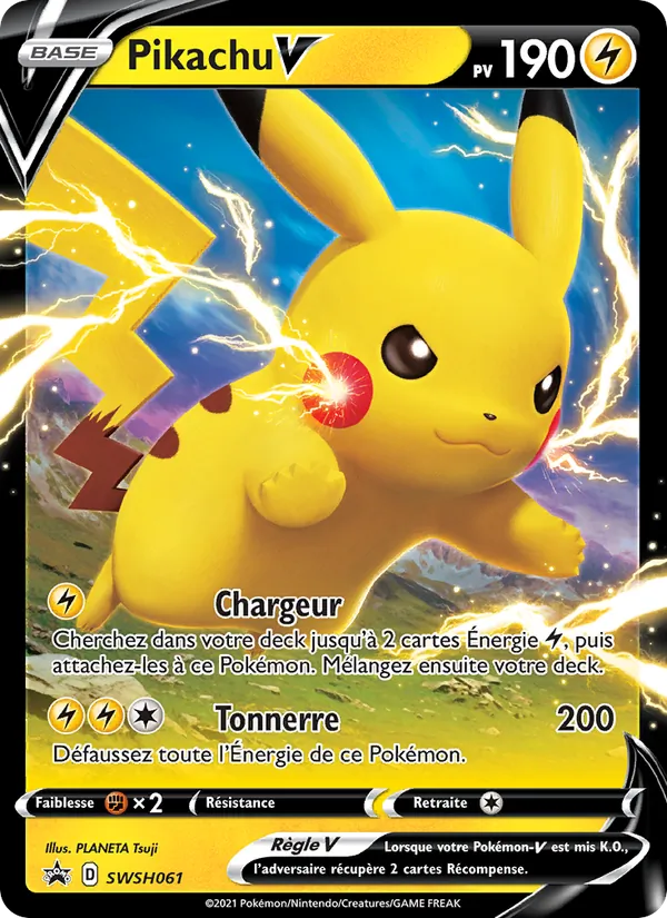 Pikachu V (Promo SWSH #SWSH061/307)