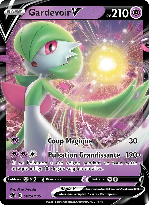Gardevoir V (SWSH Black Star Promos #SWSH105/307)