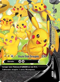 Pikachu V-UNION (Promo SWSH #SWSH142/307)